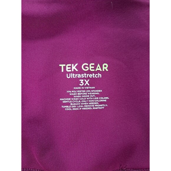 Tek Gear Pants Womens Sz 3X Leggings Yoga Work Out Activewear Ultrastretch Plus - Picture 6 of 10